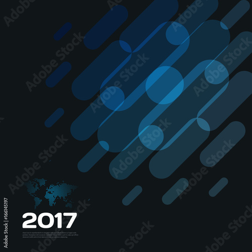 Abstract vector design elements for graphic layout.