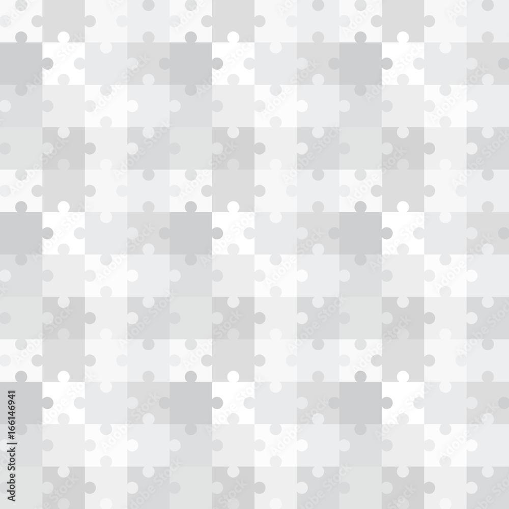 Fototapeta premium Puzzle vector seamless pattern 2