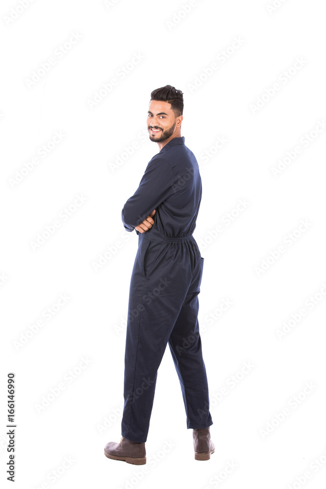 Smiling worker Smiling worker