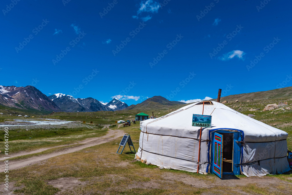 Ger Jurte im Altai Tavan Bogd Nationalpark Mongolei