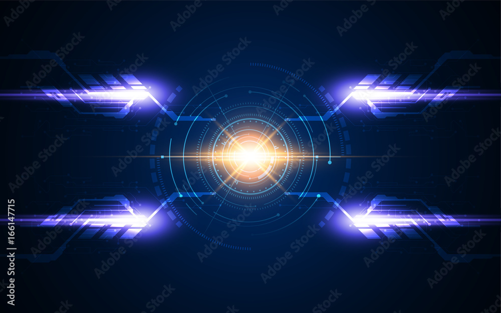 Fototapeta premium futuristic technology innovation concept background