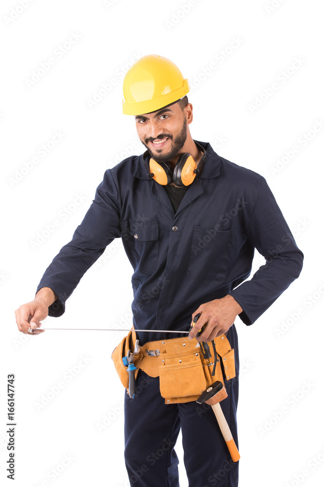 Smiling worker Smiling worker