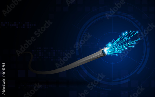connection line on networking telecommunication concept background