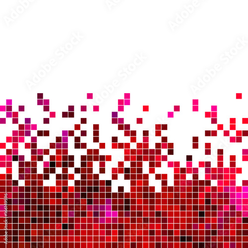 abstract vector square pixel mosaic background
