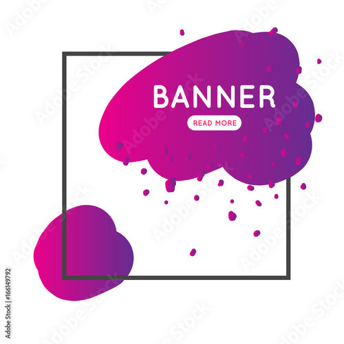 Modern banner vector Summer