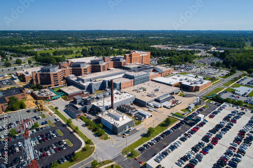 Aerial image of Christiana Hospital Newark DE USA © Felix Mizioznikov