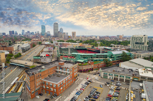 Aerial image of Fenway Park