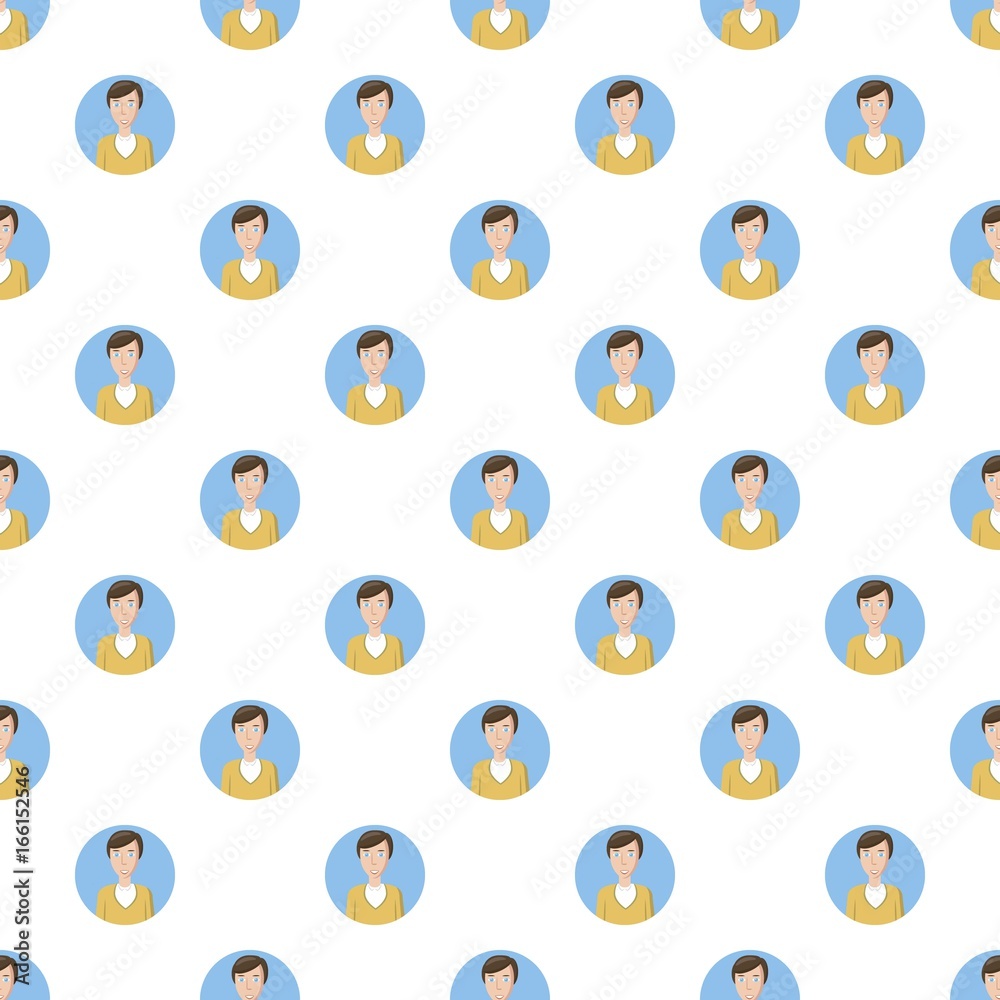 Man avatar pattern Man avatar pattern
