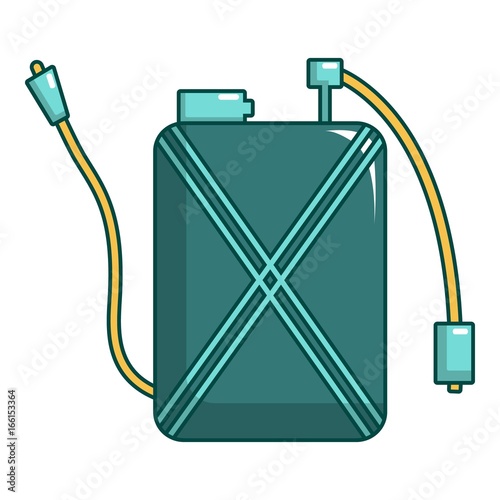 Pulverizer icon, cartoon style