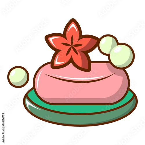 Soap icon, cartoon style