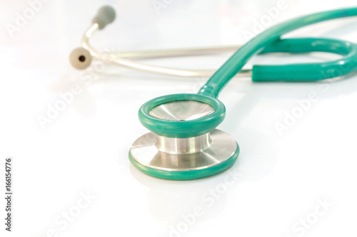 Stethoscope with reflection,stethoscope background