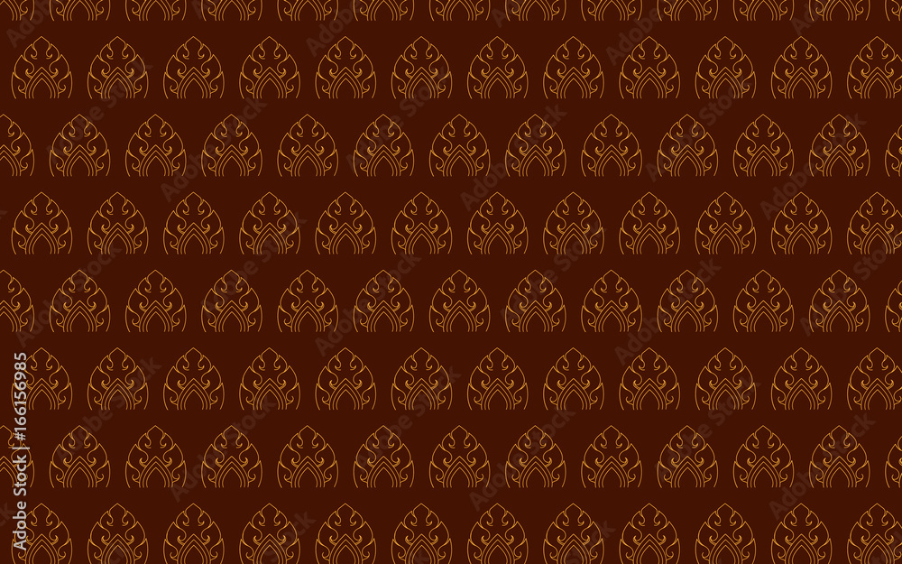 Thai pattern vector abstract background culture design. Thai pattern vector abstract background culture design.