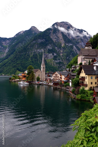 Attractive view of houses and building in Hallstatt © ChiKeung