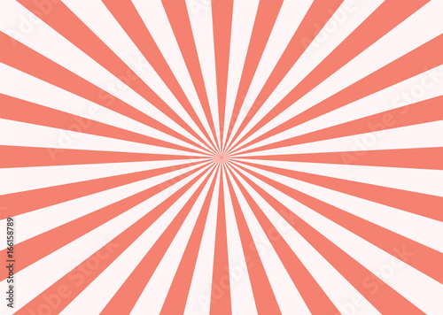 Red ray sunburst style abstract background