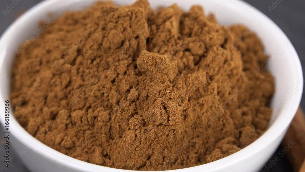 Rotating Ground Cinnamon (seamless loopable; 4K) Rotating Ground Cinnamon (seamless loopable; 4K)