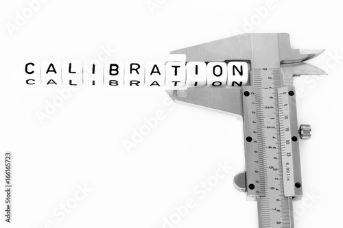 Calibration with a caliper