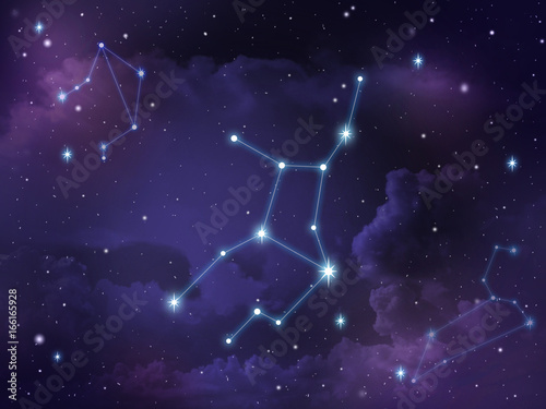 Virgo constellation star Zodiac photo