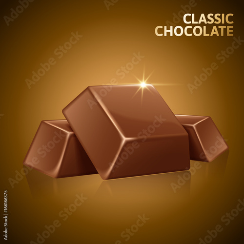 Chocolate pieces element