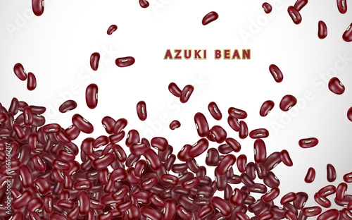 Azuki beans background