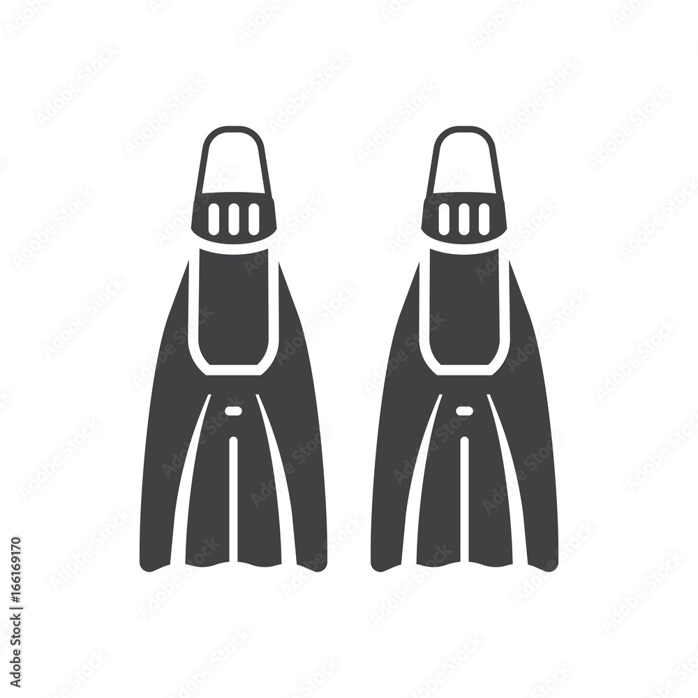 Scuba Flippers Clipart
