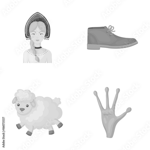 business, travel, cinema and other web icon in monochrome style.alien, fantasy, fiction, icons in set collection.