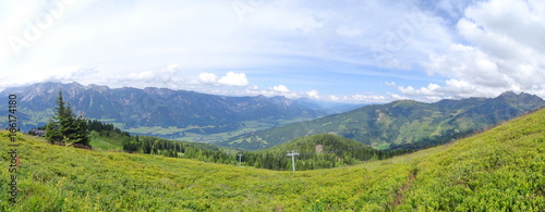 View from Planai  Schladming  Steiermark  Austria  Europe