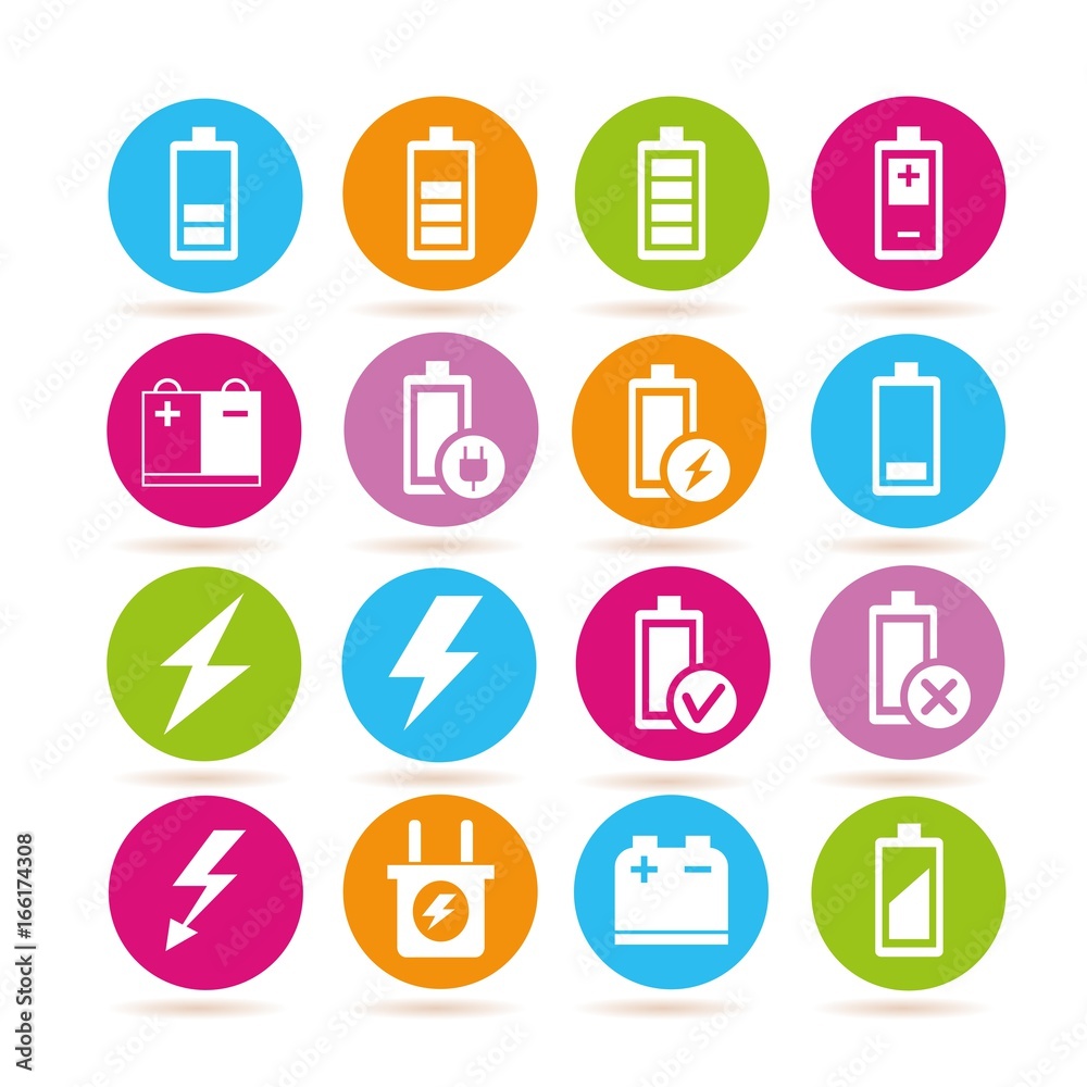 battery icons battery icons