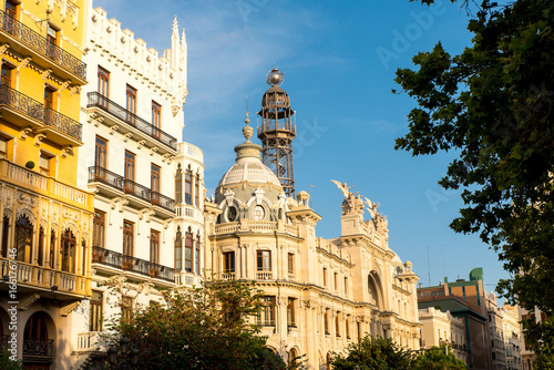 Postgebäude in Valencia Spanien