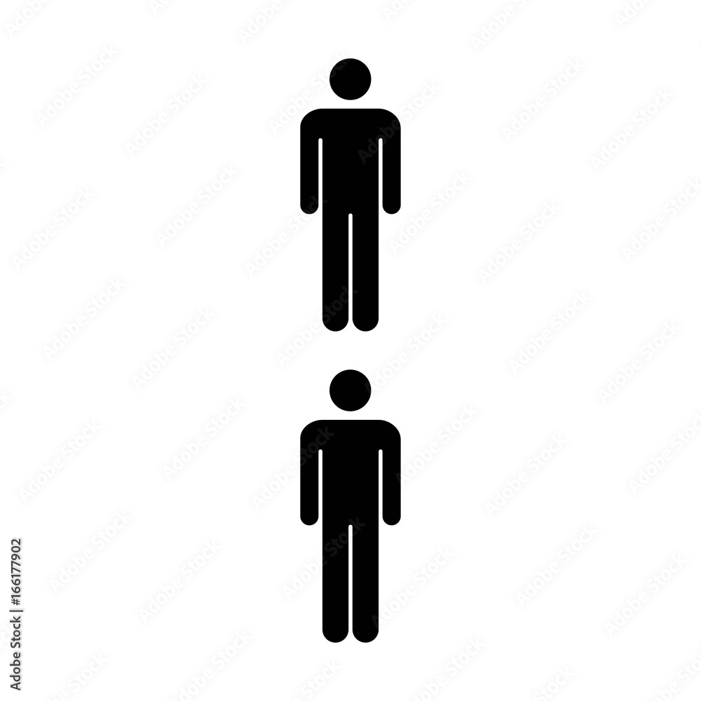 People Icon - Vector Group of Men Team Symbol for Business Infographic Design in Glyph Pictogram illustration People Icon - Vector Group of Men Team Symbol for Business Infographic Design in Glyph Pictogram illustration
