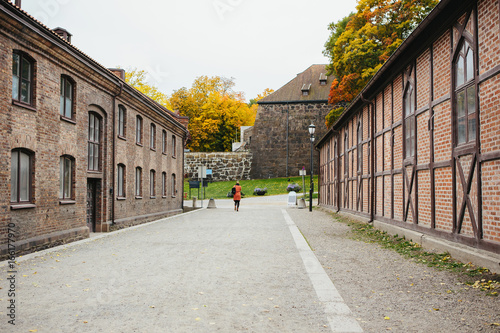 Photography Autumn in the Akershus castle. Oslo, Norway