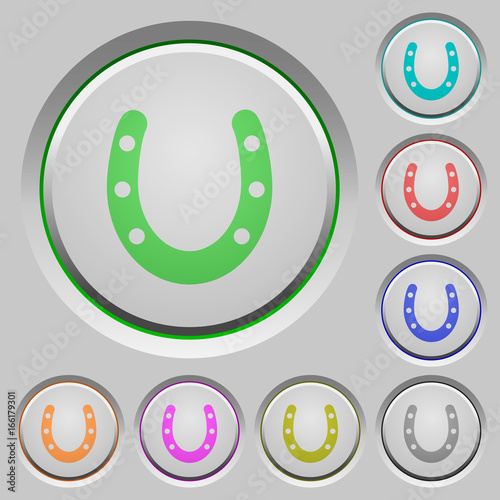Horseshoe push buttons