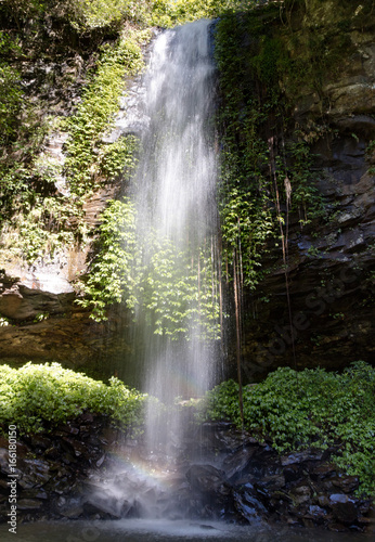 Crystal Shower Falls with a rainbow