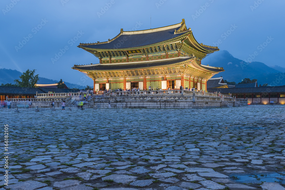 Gyeongbok palace in Seoul City, South Korea.