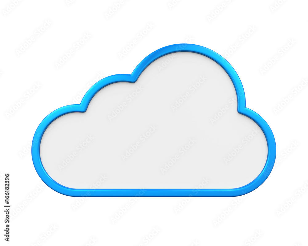 Cloud Computing Symbol Isolated Cloud Computing Symbol Isolated