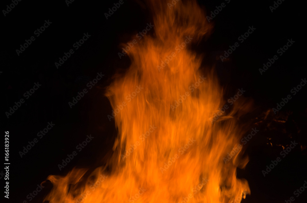real fire flame render, bonfire campfire\ camp fire hot orange flame. 