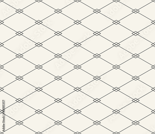 abstract seamless geometric grid vector pattern