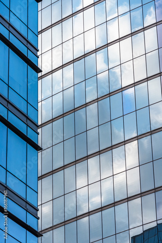 detail shot of modern architecture facade,business concepts ,shot in city of China.