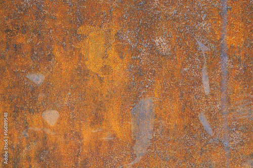 Rusty steel background; close-up