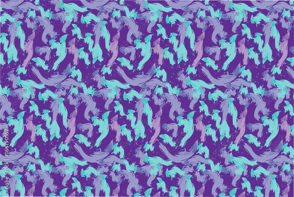 Fotografie purple and blue watercolor pattern