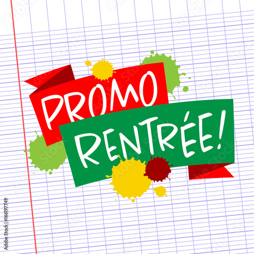 Promo rentrée