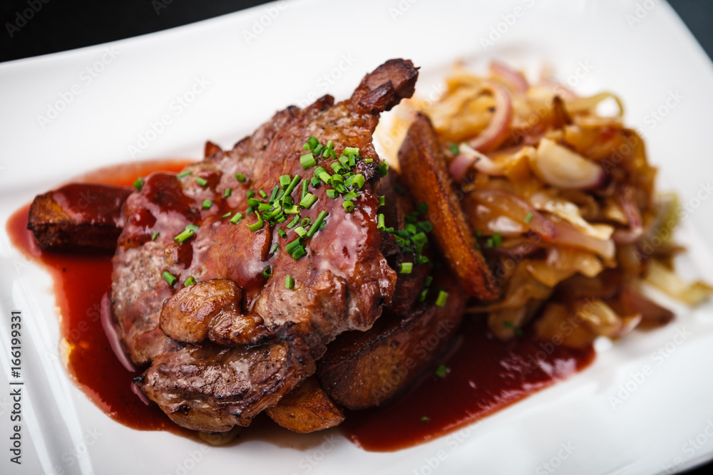 Pork with potato Pork with potato