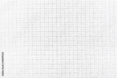 White checkered material background. Checkered texture pattern top view.