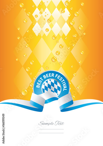 Best Beer Festival beer drops background