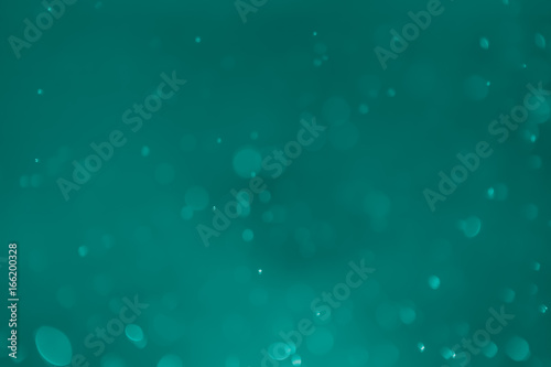 bokeh background teal