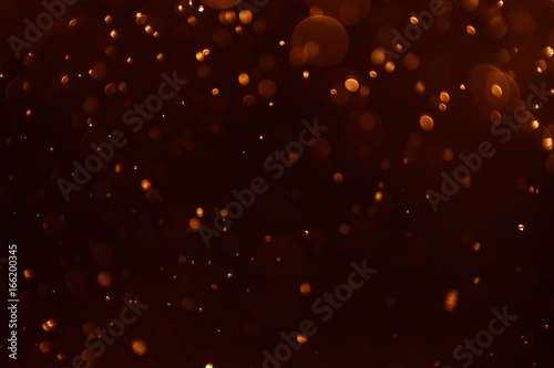 bokeh background orange