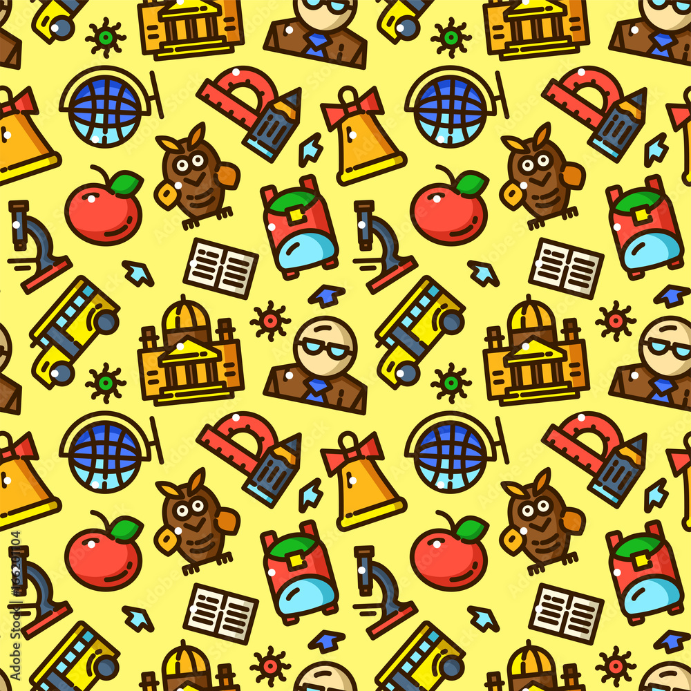 Knowledge seamless pattern vector illustration Knowledge seamless pattern vector illustration