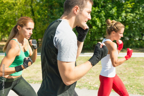 Taebo team in training