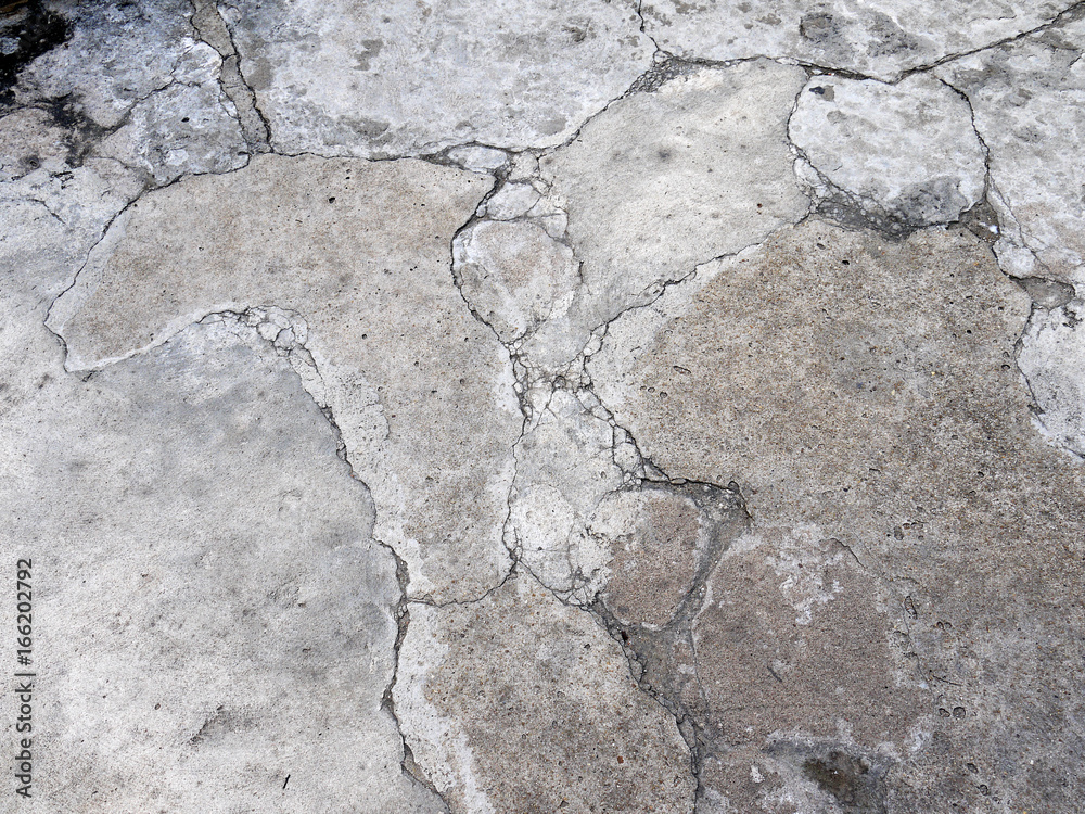 Obraz premium Cracked concrete texture closeup background