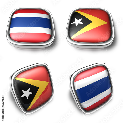 3D Metalic thailand and east timor square flag Button Icon Design Series. 3D World Flag Button Icon Design Series. Free Download 3D Metalic thailand and east timor square flag Button Icon Design Series. 3D World Flag Button Icon Design Series. - GFXLoad
