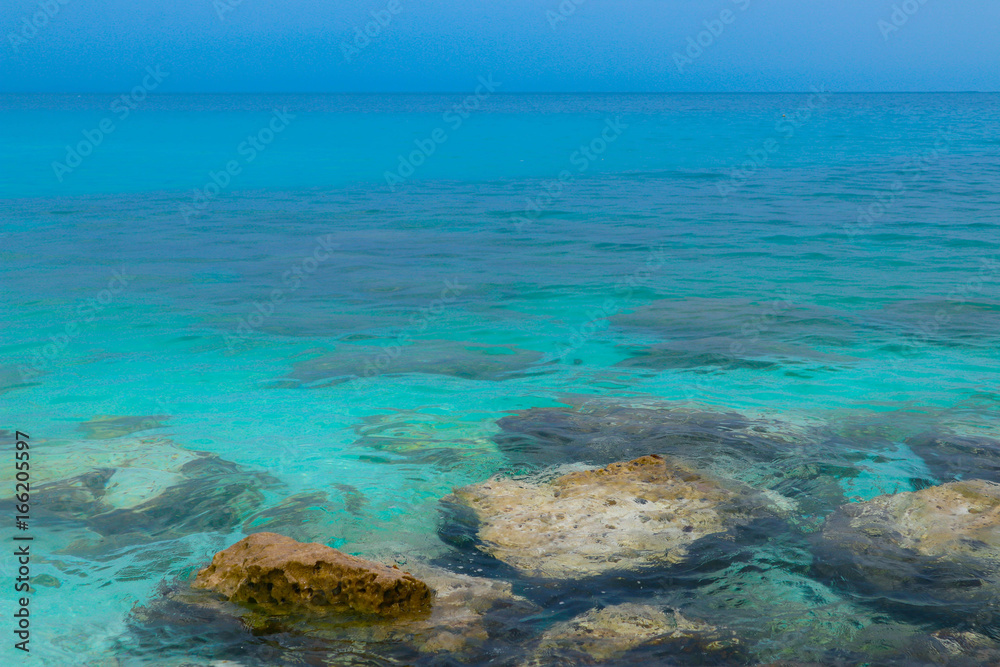 Greece, Mediterranean sea, Thassos, Marble beach.